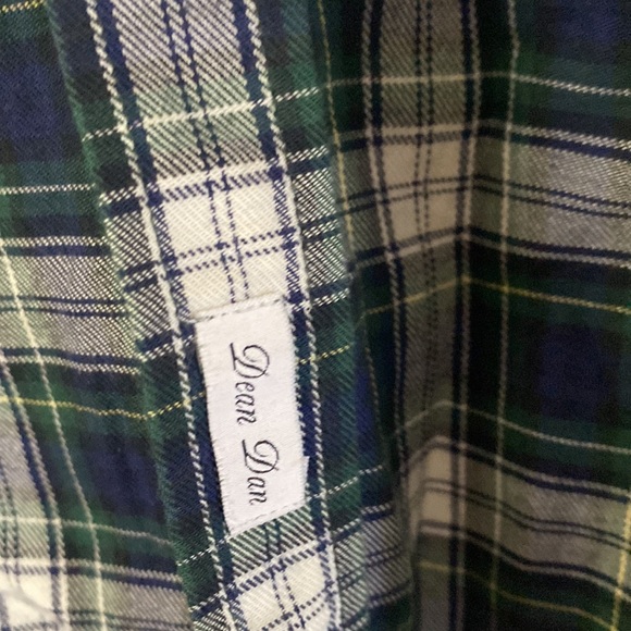 Mens long sleeve dsquared plaid long sleeve - Picture 5 of 7